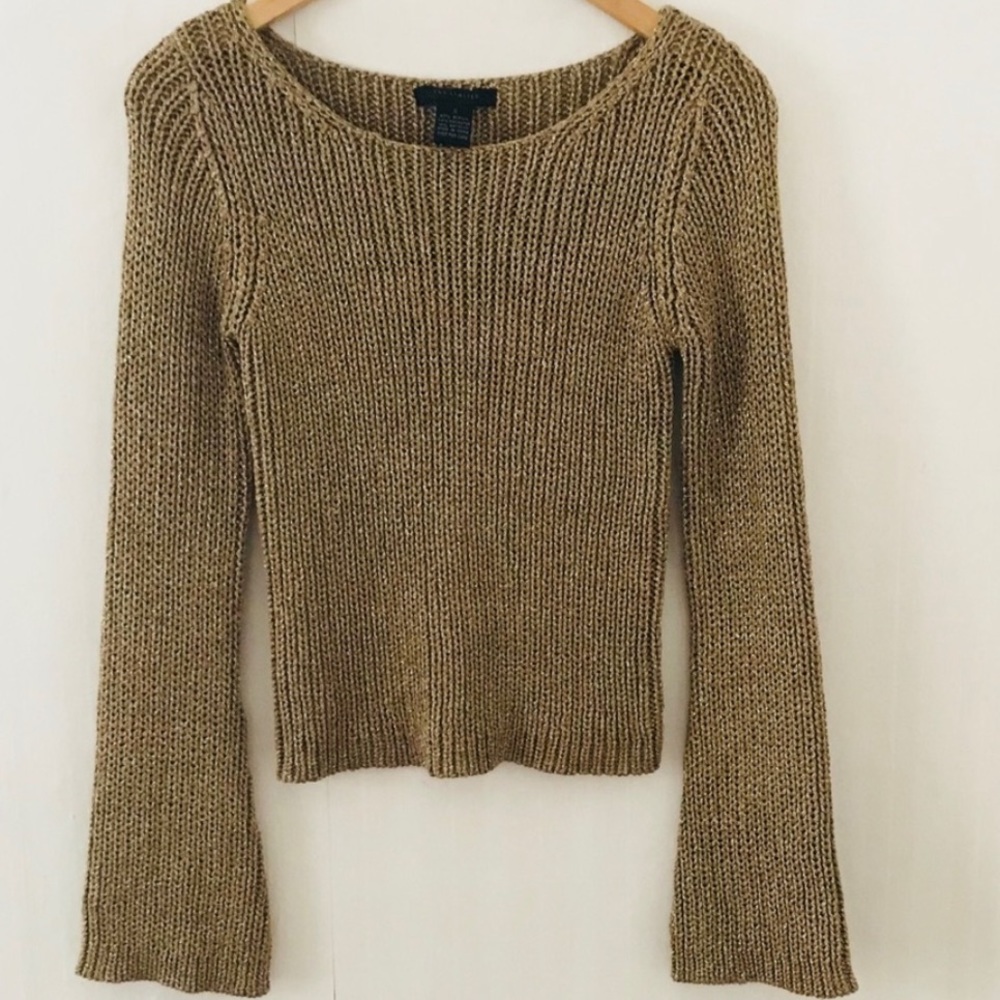 The limited gold sweater